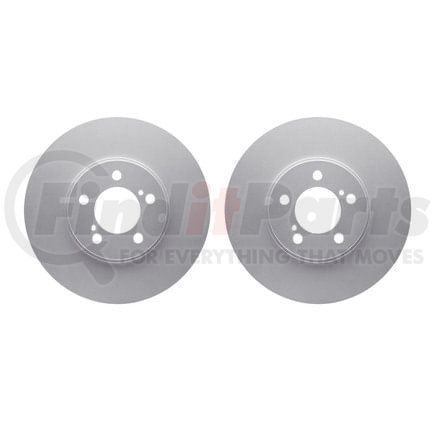 Dynamic Friction Company 4002-54011 Brake Rotors - GEOSPEC Coated