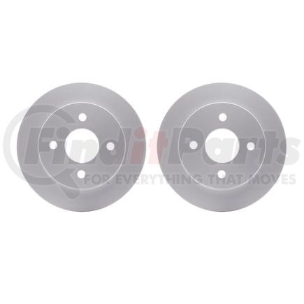 Dynamic Friction Company 4002-54019 Brake Rotors - GEOSPEC Coated