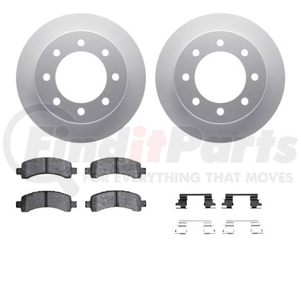 Dynamic Friction Company 4512-48244 Geospec Rotors with 5000 Advanced Brake Pads includes Hardware
