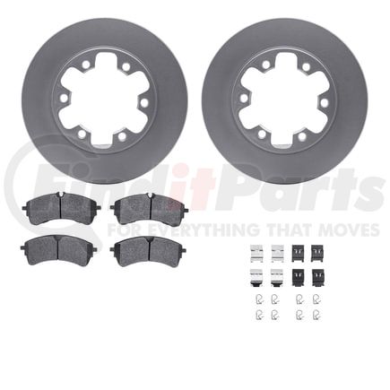 Dynamic Friction Company 4512-54234 Geospec Rotors with 5000 Advanced Brake Pads includes Hardware