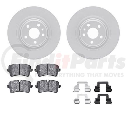 Dynamic Friction Company 4512-73159 GEOSPEC Coated Rotors with 5000 Brake Pads - Ceramic and Hardware