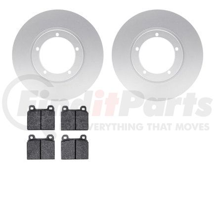 Dynamic Friction Company 4602-02002 Geospec Rotors with 5000 Euro Ceramic Brake Pads