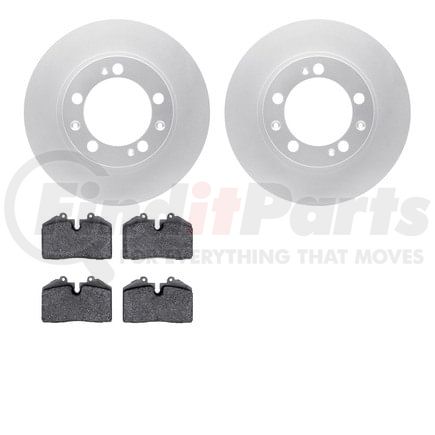 Dynamic Friction Company 4602-02007 Geospec Rotors with 5000 Euro Ceramic Brake Pads