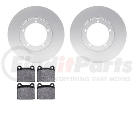 Dynamic Friction Company 4602-13140 Brake Rotors - Drilled & Slotted - Black