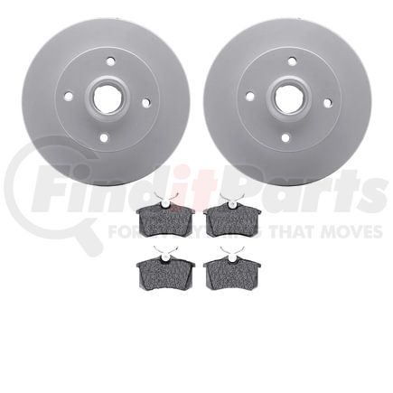Dynamic Friction Company 4602-13409 Geospec Rotors with 5000 Euro Ceramic Brake Pads