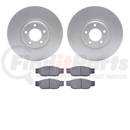 Dynamic Friction Company 4602-20021 Geospec Rotors with 5000 Euro Ceramic Brake Pads