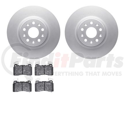 Dynamic Friction Company 4602-46014 Geospec Rotors with 5000 Euro Ceramic Brake Pads