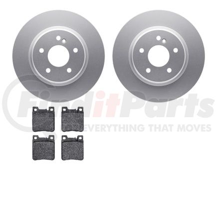 Dynamic Friction Company 4602-63019 Geospec Rotors with 5000 Euro Ceramic Brake Pads