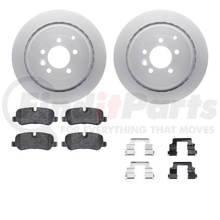 Dynamic Friction Company 4612-11006 Geospec Rotors with 5000 Euro Ceramic Brake Pads includes Hardware