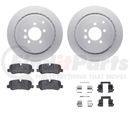 Dynamic Friction Company 4612-11007 Geospec Rotors with 5000 Euro Ceramic Brake Pads includes Hardware