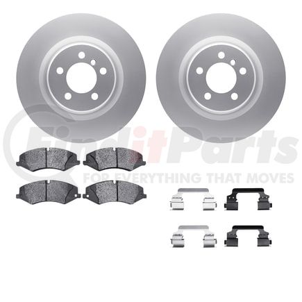 Dynamic Friction Company 4612-11013 Geospec Rotors with 5000 Euro Ceramic Brake Pads includes Hardware