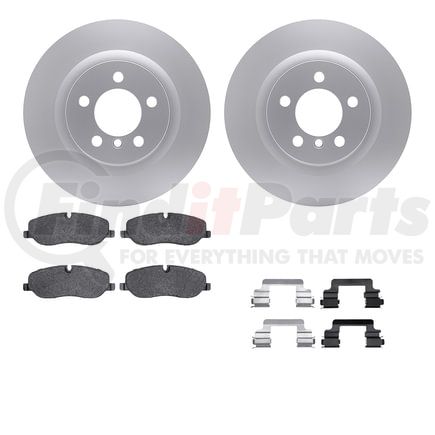 Dynamic Friction Company 4612-11014 Geospec Rotors with 5000 Euro Ceramic Brake Pads includes Hardware
