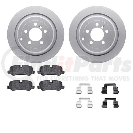 Dynamic Friction Company 4612-11015 Geospec Rotors with 5000 Euro Ceramic Brake Pads includes Hardware