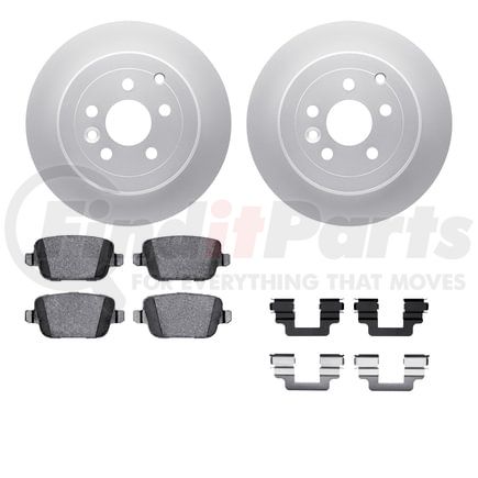 Dynamic Friction Company 4612-11016 Geospec Rotors with 5000 Euro Ceramic Brake Pads includes Hardware