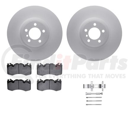 Dynamic Friction Company 4612-11018 Geospec Rotors with 5000 Euro Ceramic Brake Pads includes Hardware