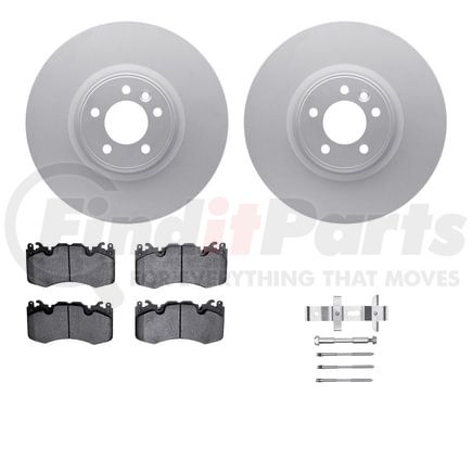 Dynamic Friction Company 4612-11020 Geospec Rotors with 5000 Euro Ceramic Brake Pads includes Hardware