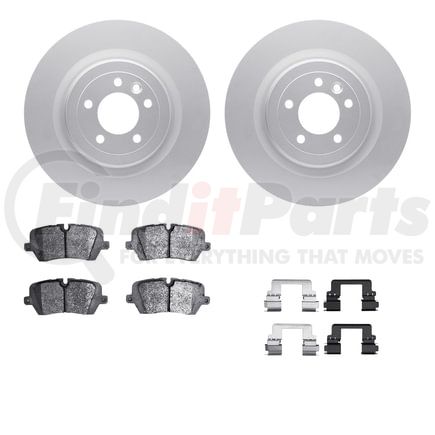 Dynamic Friction Company 4612-11022 Geospec Rotors with 5000 Euro Ceramic Brake Pads includes Hardware