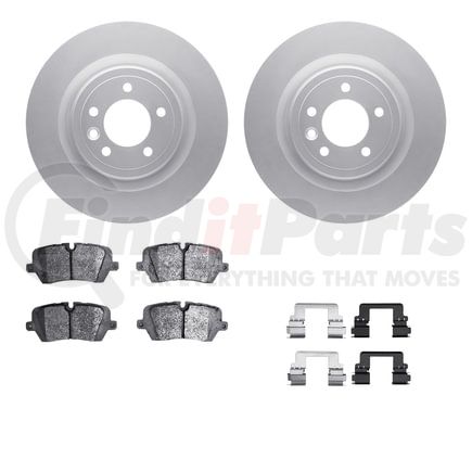 Dynamic Friction Company 4612-11025 Geospec Rotors with 5000 Euro Ceramic Brake Pads includes Hardware