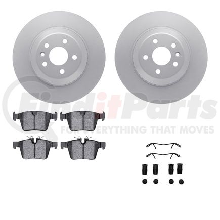 Dynamic Friction Company 4612-11031 Geospec Rotors with 5000 Euro Ceramic Brake Pads includes Hardware