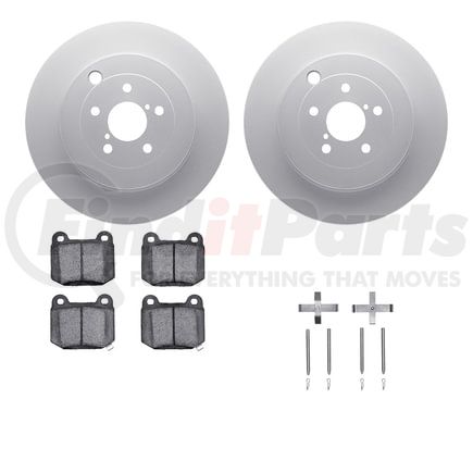 Dynamic Friction Company 4612-13028 Geospec Rotors with 5000 Euro Ceramic Brake Pads includes Hardware