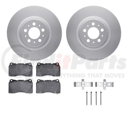 Dynamic Friction Company 4612-27013 Geospec Rotors with 5000 Euro Ceramic Brake Pads includes Hardware