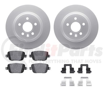 Dynamic Friction Company 4612-27017 Geospec Rotors with 5000 Euro Ceramic Brake Pads includes Hardware
