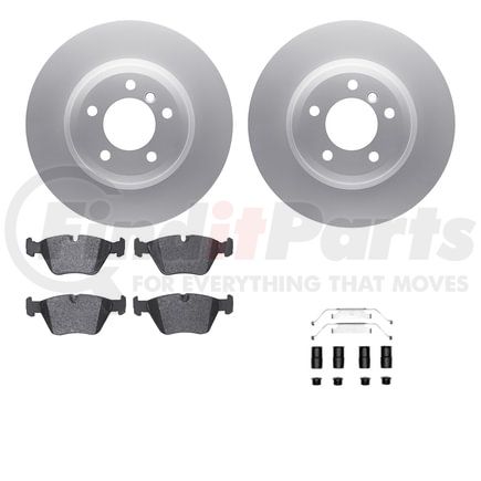 Dynamic Friction Company 4612-31021 Geospec Rotors with 5000 Euro Ceramic Brake Pads includes Hardware