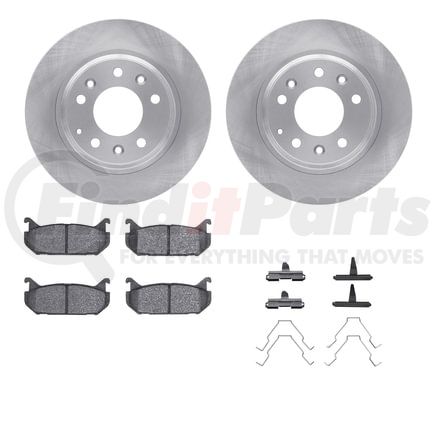 Dynamic Friction Company 4512-99053 GEOSPEC Coated Rotors with 5000 Brake Pads - Ceramic and Hardware