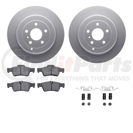 Dynamic Friction Company 4612-63073 Geospec Rotors with 5000 Euro Ceramic Brake Pads includes Hardware