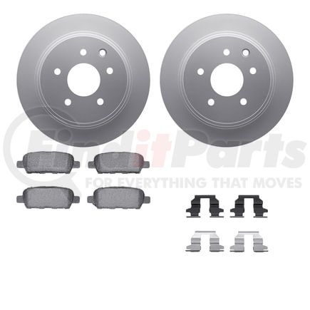 Dynamic Friction Company 4612-67001 Geospec Rotors with 5000 Euro Ceramic Brake Pads includes Hardware