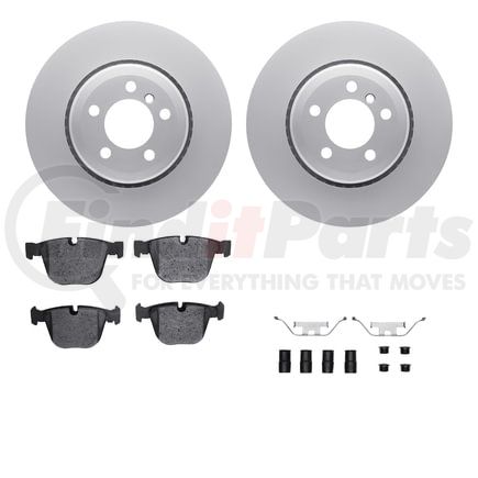 Dynamic Friction Company 4612-31029 Geospec Rotors with 5000 Euro Ceramic Brake Pads includes Hardware