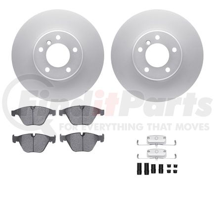 Dynamic Friction Company 4612-31033 Geospec Rotors with 5000 Euro Ceramic Brake Pads includes Hardware