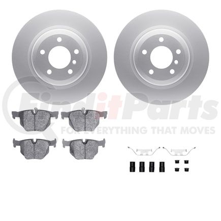 Dynamic Friction Company 4612-31042 Geospec Rotors with 5000 Euro Ceramic Brake Pads includes Hardware