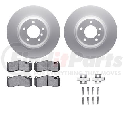 Dynamic Friction Company 4612-31049 Geospec Rotors with 5000 Euro Ceramic Brake Pads includes Hardware