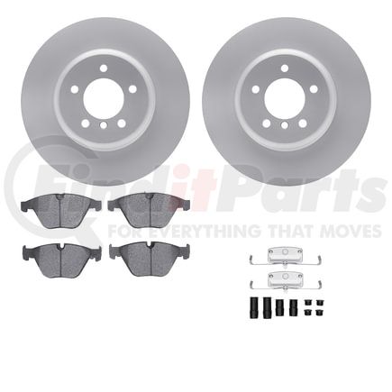 Dynamic Friction Company 4612-31062 Geospec Rotors with 5000 Euro Ceramic Brake Pads includes Hardware