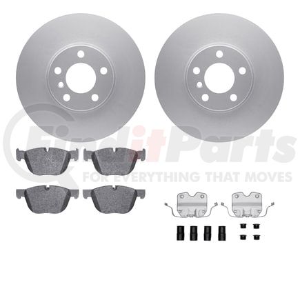 Dynamic Friction Company 4612-31087 Geospec Rotors with 5000 Euro Ceramic Brake Pads includes Hardware