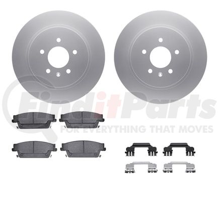 Dynamic Friction Company 4612-46007 Geospec Rotors with 5000 Euro Ceramic Brake Pads includes Hardware