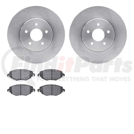 Dynamic Friction Company 6502-20091 DFC Brake Rotor with 5000 Advanced Brake Pads