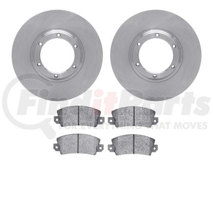 Dynamic Friction Company 6502-23025 DFC Brake Rotor with 5000 Advanced Brake Pads