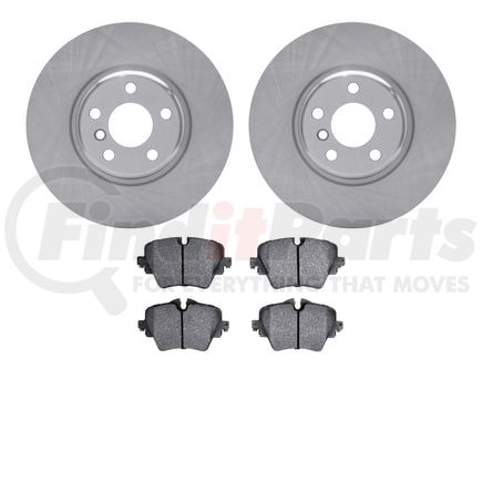 Dynamic Friction Company 6502-31768 DFC Brake Rotor with 5000 Advanced Brake Pads