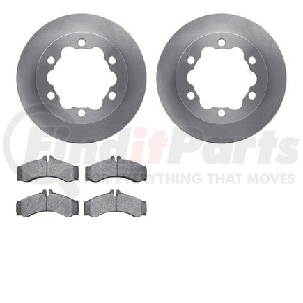 Dynamic Friction Company 6502-40255 DFC Brake Rotor with 5000 Advanced Brake Pads