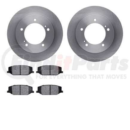 Dynamic Friction Company 6502-47185 DFC Brake Rotor with 5000 Advanced Brake Pads