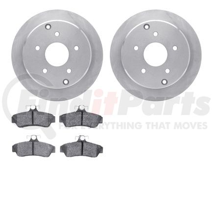 Dynamic Friction Company 6502-52046 DFC Brake Rotor with 5000 Advanced Brake Pads