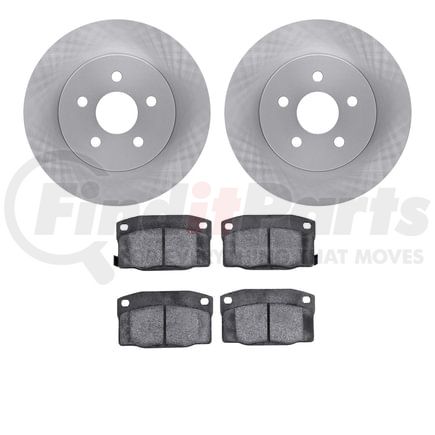 Dynamic Friction Company 6502-52028 DFC Brake Rotor with 5000 Advanced Brake Pads
