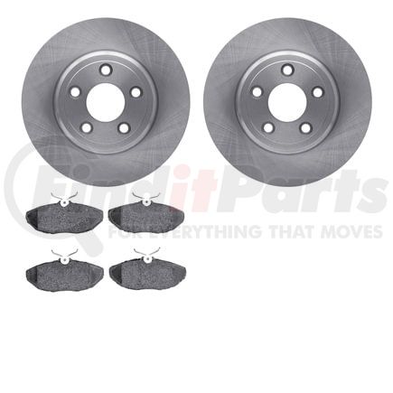 Dynamic Friction Company 6502-54381 DFC Brake Rotor with 5000 Advanced Brake Pads