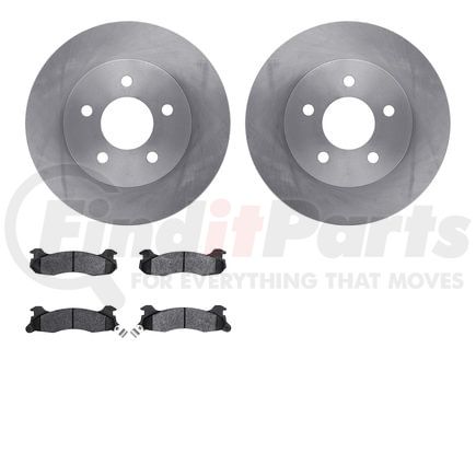 Dynamic Friction Company 6502-55078 DFC Brake Rotor with 5000 Advanced Brake Pads