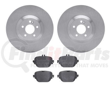 Dynamic Friction Company 6502-63563 DFC Brake Rotor with 5000 Advanced Brake Pads