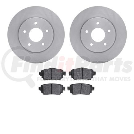 Dynamic Friction Company 6502-67546 DFC Brake Rotor with 5000 Advanced Brake Pads