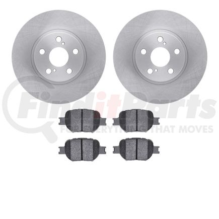 Dynamic Friction Company 6502-76260 DFC Brake Rotor with 5000 Advanced Brake Pads