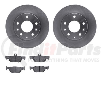 Dynamic Friction Company 6502-80367 DFC Brake Rotor with 5000 Advanced Brake Pads